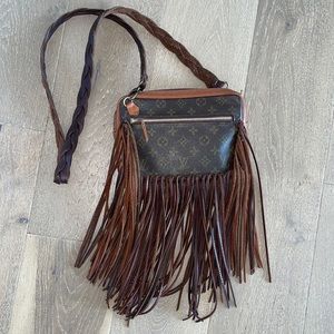 Vintage Boho LV cross body